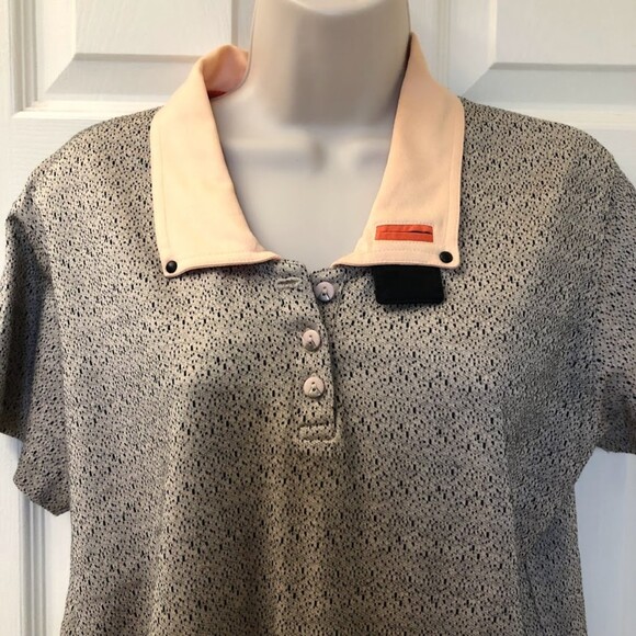 Vintage JAMIE SADOCK Women's Set of 2 Golf Knit Athletic Tops Medium Gray Green - Picture 11 of 12